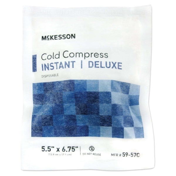 Mckesson Soft Cloth Instant Cold Pack, 5 1/2 x 63/4 Inch, 24PK 59-57C - main